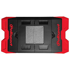 Covor Motorbike mat POLISPORT dimensions: 1800x990 red plastic folded POLISPORT 8982200004 POL