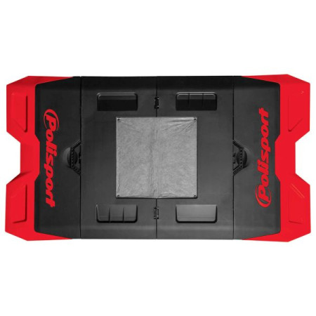 Covor Motorbike mat POLISPORT dimensions: 1800x990 red plastic folded POLISPORT 8982200004 POL