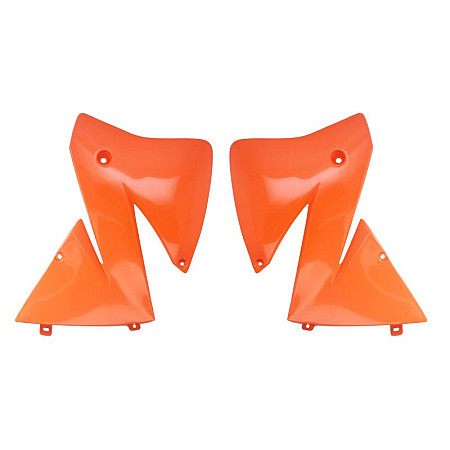 Kituri de plastic Radiator covers colour Orange KTM EXC MXC 125-380 2001-2002 CEMOTO 8422000010 CEM
