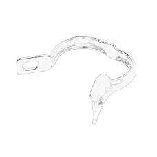 Sistem de prindere a furtunului sistemului racire Heater hose clip CITROEN JUMPER FIAT DOBLO DOBLO/MINIVAN DUCATO IDEA PUNTO LANCIA LYBRA MUSA THESIS YPSILON PEUGEOT BOXER 07.99- OE FIAT 46722924