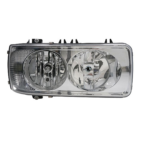 Far Headlamp R H1/H7/PY21W/W5W electric without motor insert colour: chromium-plated indicator colour: transparent DAF CF 65 CF 75 CF 85 LF 45 LF 55 XF 105 XF 95 01.01- GIANT 131-DF30312UR