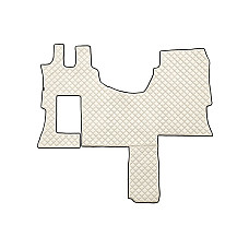 Covor compartiment picioare F-CORE cabina SOLO STAR pe intregul etaj cantitate in set 1 szt. material - piele matlasata eko culoare - sampanie MERCEDES ACTROS MP4 / MP5 07.11- F-CORE F-CORE FL33 CHAMP