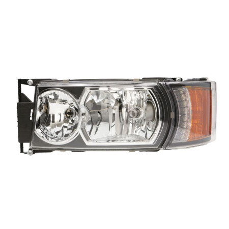 Far Headlamp L H1/H7 electric with motor with indicator with daytime running light insert colour: neagra indicator colour: orange SCANIA PGRT 01.03- GIANT 131-SC01316AL
