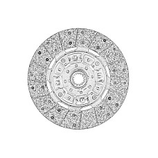 Disc ambreiaj ISUZU FORWARD F GRAFTER N 5TH GENERATION N 6TH GENERATION 4JJ1-TC-4JJ1-X 01.06- OE ISUZU ISU5876100771