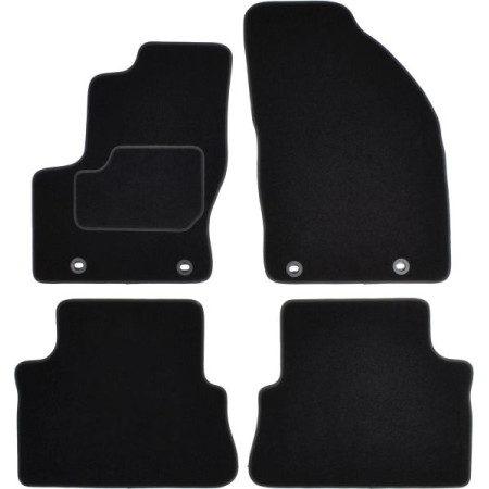 Covoras podea textil Floor mats Velours 4 pcs front/rear set colour neagra FORD FOCUS C-MAX 10.03-03.07 Van MAMMOOTH MMT A041 FOR145 PRM 01