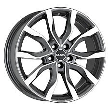 Janta aliaj PKW Verificati kit-ul de montare al jantei 65x16 5x1143 CH 76 ET: 40 Janta aluminiu  MERCEDES A V177 A W168 A W169 01.70- MAK Highlands W Faa de oglinda din metal armat MAK F6560KOQM40FF