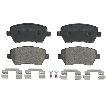 Set placute de frana Fata cu suruburi de ghidare a etrierului de frana MERCEDES CITAN MIXTO DOUBLE CABIN CITAN MPV CITAN/MINIVAN W415 DACIA DOKKER 0.9-Electric 01.03- BRECK 23973 00 702 00
