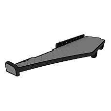 Raft interior cabina ofer Raftul cabinei Panou LED lumina alba cabina ingusta 230 cm lung lung culoare: gri serie: ELEGANCE MERCEDES F-CORE F-CORE FT27 GRAY