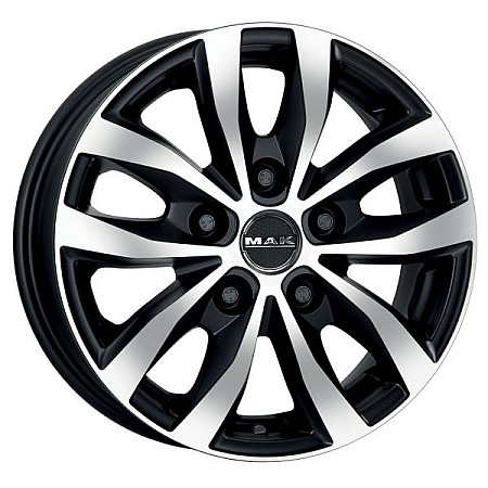 Janta aliaj PKW Verificati kit-ul de montare al jantei 65x16 5x112 CH 666 ET: 50 Janta aluminiu  MERCEDES EVITO TOURER W447 EVITO W447 02.96- MAK Load 5 Negru gheaa MAK F65605LIB50WS2