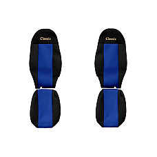 Husa scaun Huse pentru scaune Classic albastru material velours serie CLASSIC centura de siguranta a pasagerului asamblata in scaun centura de siguranta a soferului asamblata in scaun scaune cu tetiere int F-CORE F-CORE PS27 BLUE