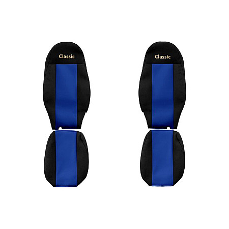 Husa scaun Huse pentru scaune Classic albastru material velours serie CLASSIC centura de siguranta a pasagerului asamblata in scaun centura de siguranta a soferului asamblata in scaun scaune cu tetiere int F-CORE F-CORE PS27 BLUE