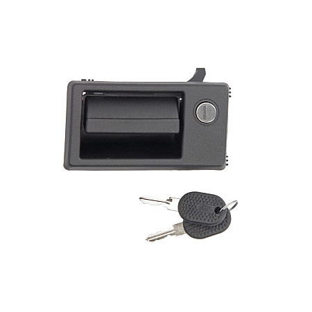 Maner usa Fata Stanga cu cheie extern cu incuietoare negru FIAT CINQUECENTO 0.7/0.9/1.1 07.91-07.99 MIRAGLIO 80/356