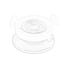 Maner, dispozitiv de reglare a sistemului de reglare faruri mineca potrivita  CITROEN JUMPER II FIAT DUCATO PEUGEOT BOXER 2.0D-3.0D 04.06- OE FIAT 1350070080