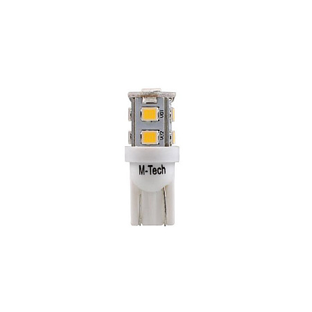Bec incandescent LED light bulb LED 2pcs W5W 12V max. 072W light colour white socket type W21X95D no road approval for vehicles without CAN-Bus M-TECH LB018W