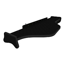 Raft interior cabina ofer Raftul cabinei lung Panou LED lumina alba sertar suplimentar sub blatul mesei lung culoare: negru serie: ELEGANCE DAF F-CORE F-CORE FT12 BLACK