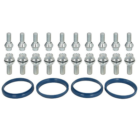 Trusa de montare a jantei de aliaj Fitting kit SXA 76x665 PLASTIC BV M 14x15x27 K17 1 kit / 4 wheels - B/N qty 20 MAK MAK 8000000467