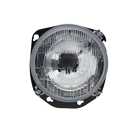 Far Headlamp L/R H4 with seal insert colour: chromium-plated FENDT 400 700 800 01.90- WESEM RGC1.48330.02