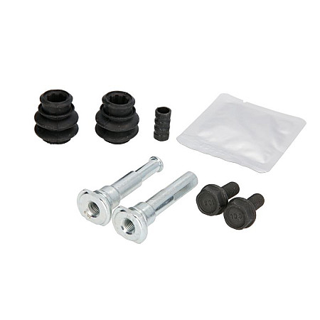 Set bucsi de ghidaj, etrier frana Kit reparare etrier Dreapta/Stanga CITROEN C4 PICASSO I KIA CARENS III 1.6-2.0D 09.06- QUICK BRAKE QB113-0005X