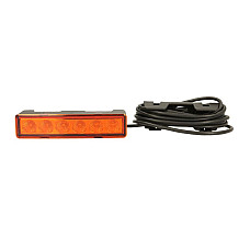 Girofar Rotating beacon yellow 12/24V LED LED no of programs: 2 for mounting on vertical surfaces no plug cable length 3m WAS 898.1 W117