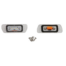 Elemente iluminare Licence plate lamp LED ligght colour: white set 12V with road approval MERCEDES GL X164 M W164 R W251 V251 02.05-12.14 M-TECH CLP038