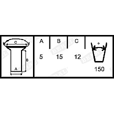 Set garnituri de frictiune, frana tambur Ferodou sabot frana 419x203. 1-supradimensionat BERAL KBL19557.1-1561