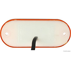 Lumina de delimitare Outline marker lights L/R yellow LED height 45mm width 110mm depth 13/110mm for rack system hose length 165 24V HERTH+BUSS PARTI ELECTRICE 82710310