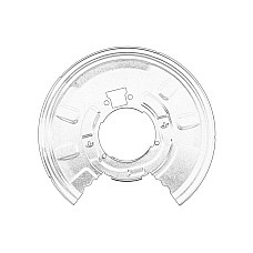 Protectie stropire,disc frana Capacul discului de frana Spate Stanga BMW 3 E46 X3 E83 1.6-3.0D 12.97-12.11 OE BMW 34 21 1 166 107