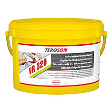 Solutie de spalat pe maini TEROSON Agent de spalare a mainilor greutate neta: 85 kg capacitate: 125 l consistenta: solid culoare: galben cu maruntisuri de nuca de cocos TEROSON TER VR 320 8.5KG EAST