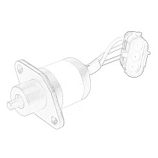 Bobina de separare combustibilului Fuel cut-off coil  PERKINS PERKINS 2848A279