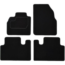 Covoras podea textil Floor mats Velours 3 pcs front/rear set colour neagra RENAULT GRAND SCENIC II 04.04-06.09 Delivery van 5 places MAMMOOTH MMT A041 RNT420 PRM 01