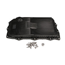 Filtru hidraulic, cutie de viteze automata Gearbox hydraulic filter 8-gear transmission with gasket bolts sump CHRYSLER 300C DODGE CHALLENGER CHARGER DURANGO RAM 1500 JEEP GRAND CHEROKEE IV 3.0D-6.4 10.08- ZF 1087 298 179