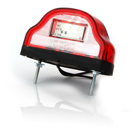 Iluminare numar de circulatie Lampa numar inmatriculare LED 12/24V culoare: rosu  WAS 409 W72