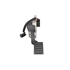Pedala acceleratie Accelerator pedal 5 pins rectangular plug - neagra VOLVO FH12 FH16 FH16 II FM9 FMX 08.93- AKUSAN VOL-AP-001