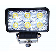 Proiector cu LED din metal dreptunghiular 18W 12/24V Kamar