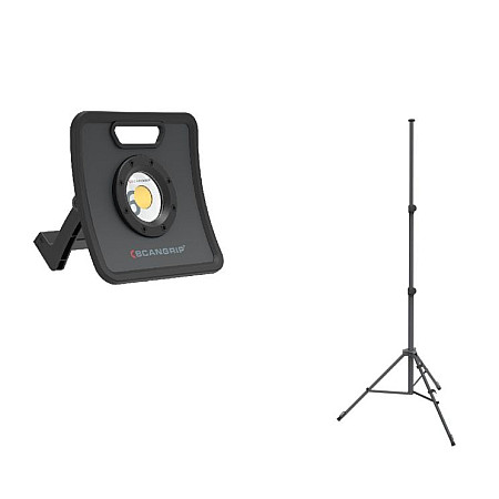 Lanterne portabile Illuminator on a stand NOVA 6K light source type COB LED light beam 6000lm cable length: 5m SCANGRIP SG49.0215