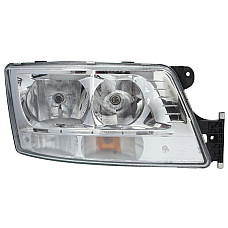 Far Headlamp R 2*H7/2*LED/PY21W electric with motor with daytime running light insert colour: chromium-plated MAN TGX I 09.16-09.21 ZKW 640.08-000.95