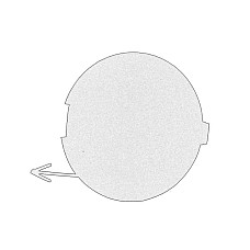 Capac carlig remorcare Conectarea dopului de limba FIAT DOBLO DOBLO/MINIVAN 08.06- 08.06- OE FIAT 735308884