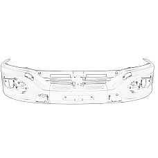 Bara de protectie Bumper front with fog lamp holes IVECO DAILY VI 04.19- OE IVECO 5802542012