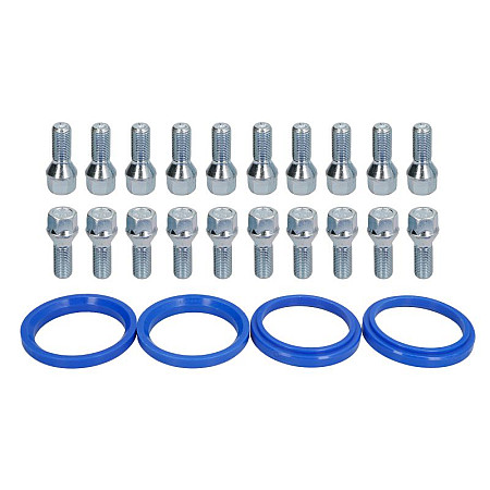 Trusa de montare a jantei de aliaj Fitting kit EX 72x571 B M14x15x28 K19 1 kit / 4 wheels - B/N qty 20 MAK MAK 8000000772