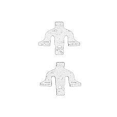 Kit reparare etrier Brake caliper repair kit plate AUDI A3 A4 B9 A5 A6 C8 A7 A8 D5 Q5 Q7 Q8 1.0-4.0H 04.12- OE VW 4M0 615 269B