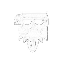 Maner Fuel hose mounting clip brackets MERCEDES OE DB TRUCK 611 078 12 41