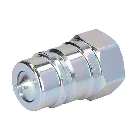 Cuplaj hidraulic EN mushroom-shaped valve drept 180l/min. FASTER NV 34 GAS M