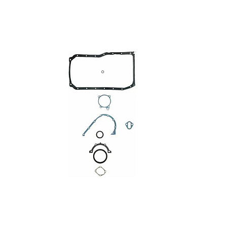 Setul de garnituri in partea jos a motorului Engine bottom gasket set GM 181 CID 3.0L HO 3.0L MPI 181 CID 3.0LX MERCRUISER 100-SERIE 140 140 GM 181 I/L4 2.5L GM 153I/L4 OMC 100-SERIE 130 100-SERIE 140 COBRA 3.0L L4 FELPRO MARINE FEL17102