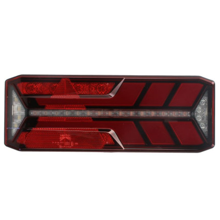 Stop spate Rear lamp L ECOLED III LED 24V with indicator with fog light reversing light with stop light parking light triangular reflector dynamic indicator connector: AMP 7PIN ASPOCK A25-4123-041