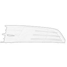 Grila ventilatie, bara protectie Element bara Fata Stanga SKODA SKODA FABIA III 08.14- OE SKODA 6V0 807 3679B9