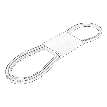 Curea transmisie cu caneluri Multi-V-curea PERKINS 2614B647