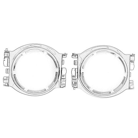 Acoperire, faruri ceata Conector halogen Set 2 bucati  CITROEN C3 I C3 II DS3 1.0-1.6D 02.02- OE PEUGEOT 7422G8