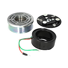 Cupla magnetica, climatizare Air conditioning compressor clutch complete SANDEN TRS09 7PK 100mm HONDA CIVIC VIII CR-V III 1.8/2.0 09.05- THERMOTEC KTT040153