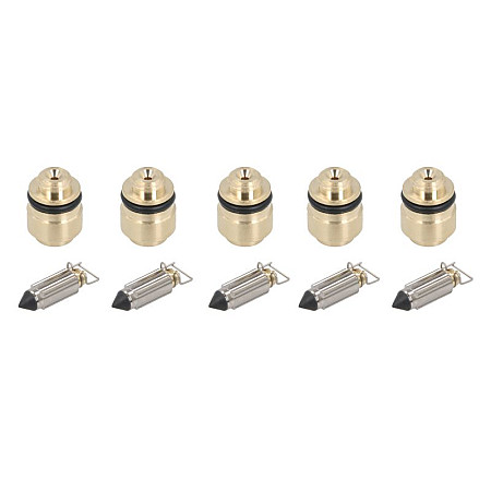 Cui poantou Carburettor needle valve with a socket quantity per packaging:5pcs KAWASAKI ZX-6R ZZR SUZUKI SV VL YAMAHA YZF 600-1000 1997-2008 TOURMAX FVS-213/5