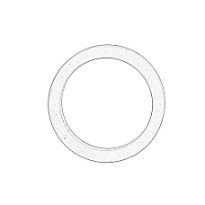 Saiba de etansare Timing gear cover gasket MERCEDES MERCEDES C W203 C T-MODEL S203 C T-MODEL S204 CLK C209 E W211 E T-MODEL S211 SLK R171 1.6/1.8 05.02-08.14 OE MERCEDES 017 997 50 45